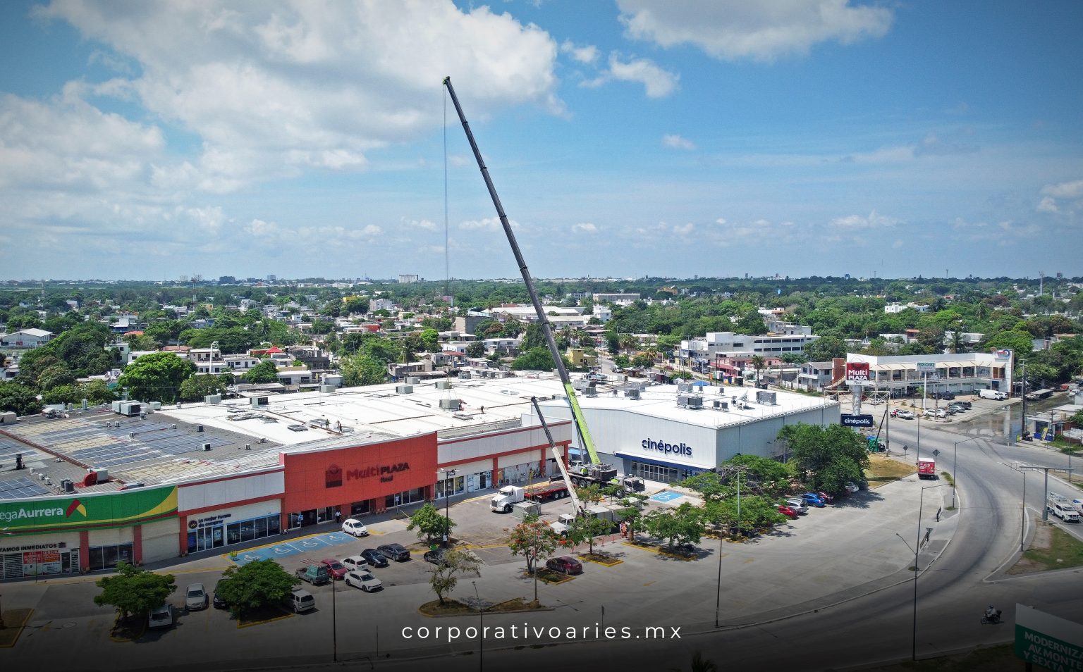MONTAMOS EQUIPOS PARA ENORME SUPERMERCADO EN TAMPICO!