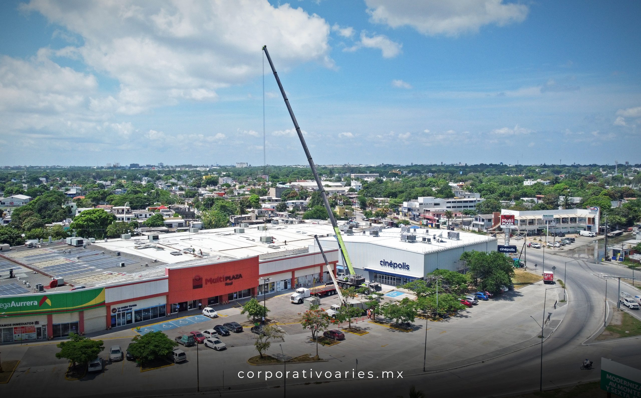 MONTAMOS EQUIPOS PARA ENORME SUPERMERCADO EN TAMPICO!